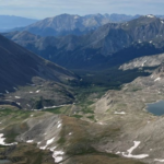 view from summit of mount harvard