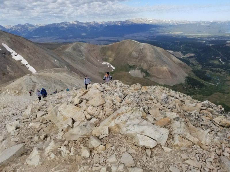 ascent up mt sherman