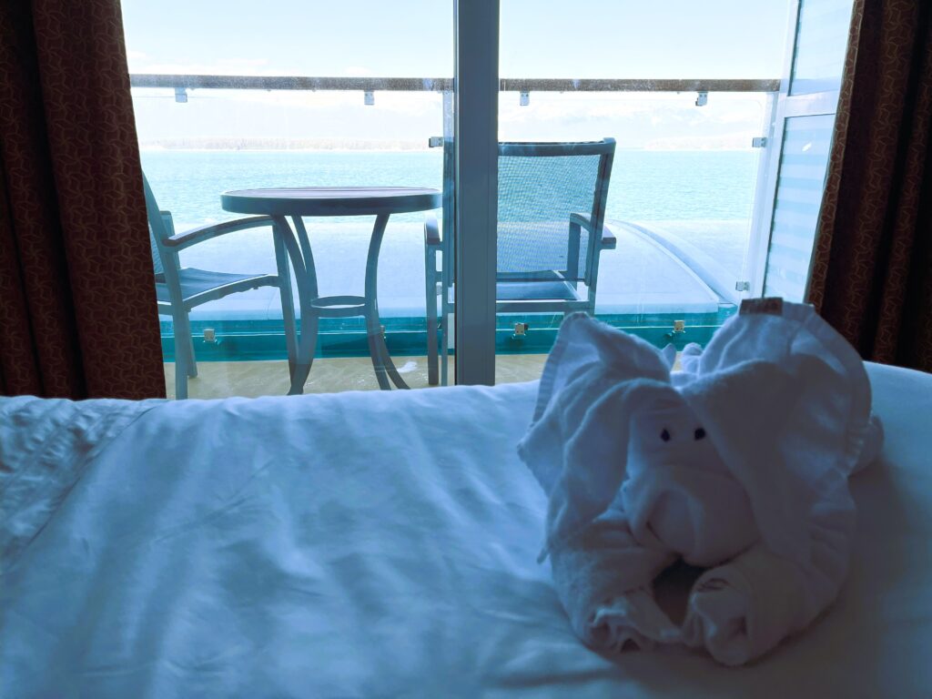 view of balcony from stateroom