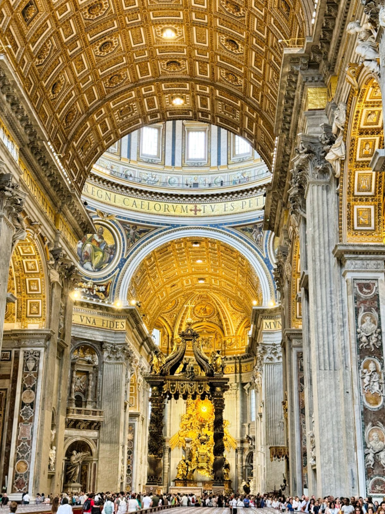 interior of St. Peter's Basilica
